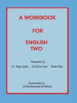 cover image of A Workbook for English Two